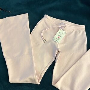 Zara Light Pink Flare Pants